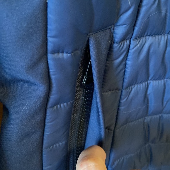 Atelier Noir (Rudsak) jacket w hood. Size small. Navy blue. Pristine condition. - Picture 5 of 13